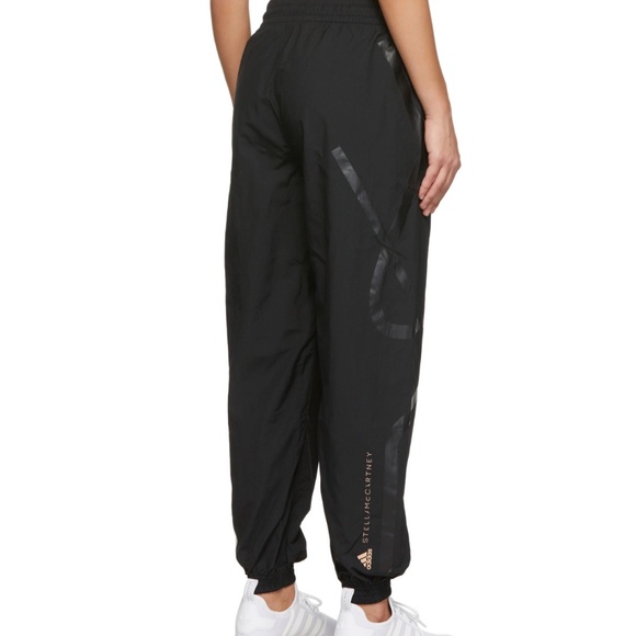 adidas by Stella McCartney Grey Recycled Nylon Sport Pants Joggers XS - Picture 4 of 7